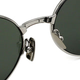 日本正規品 SAINT LAURENT SUNGLASSES SL692 002 GREY SILVER サンローラン サングラス ノーズパット UVカット 紫外線カット メンズ レディース グレー シルバー