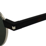 日本正規品 SAINT LAURENT SUNGLASSES SL707 001 GREY SILVER サンローラン サングラス ノーズパット UVカット 紫外線カット メンズ レディース グレー シルバー