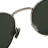日本正規品 SAINT LAURENT SUNGLASSES SL707 001 GREY SILVER サンローラン サングラス ノーズパット UVカット 紫外線カット メンズ レディース グレー シルバー