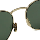 日本正規品 SAINT LAURENT SUNGLASSES SL707 002 GREEN GOLD サンローラン サングラス ノーズパット UVカット 紫外線カット メンズ レディース グリーン ゴールド