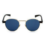 日本正規品 SAINT LAURENT SUNGLASSES SL707 004 BLUE GOLD HAVANA サンローラン サングラス ノーズパット UVカット 紫外線カット メンズ レディース ブルー ゴールド ハバナ