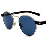 日本正規品 SAINT LAURENT SUNGLASSES SL707 004 BLUE GOLD HAVANA サンローラン サングラス ノーズパット UVカット 紫外線カット メンズ レディース ブルー ゴールド ハバナ