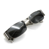 日本正規品 SAINT LAURENT SUNGLASSES SL738 001 GREY SILVER サンローラン サングラス ノーズパット UVカット 紫外線カット メンズ レディース グレー シルバー