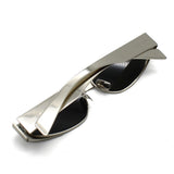 日本正規品 SAINT LAURENT SUNGLASSES SL739 001 GREY SILVER サンローラン サングラス ノーズパット UVカット 紫外線カット メンズ レディース グレー シルバー