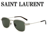 国内正規品 SAINT LAURENT SUNGLASSES SL741 002 GREY SILVER サンローラン サングラス UVカット 紫外線カット ノーズパッド メンズ レディース グレー シルバー