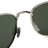 国内正規品 SAINT LAURENT SUNGLASSES SL741 002 GREY SILVER サンローラン サングラス UVカット 紫外線カット ノーズパッド メンズ レディース グレー シルバー