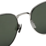 日本正規品 SAINT LAURENT SUNGLASSES SL747 002 GREY SILVER サンローラン サングラス ノーズパット UVカット 紫外線カット メンズ レディース グレー シルバー