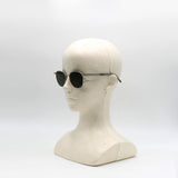 日本正規品 SAINT LAURENT SUNGLASSES SL747 002 GREY SILVER サンローラン サングラス ノーズパット UVカット 紫外線カット メンズ レディース グレー シルバー