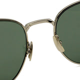 日本正規品 SAINT LAURENT SUNGLASSES SL747 003 GREEN GOLD サンローラン サングラス ノーズパット UVカット 紫外線カット メンズ レディース グリーン ゴールド