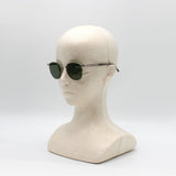 日本正規品 SAINT LAURENT SUNGLASSES SL747 003 GREEN GOLD サンローラン サングラス ノーズパット UVカット 紫外線カット メンズ レディース グリーン ゴールド