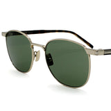 日本正規品 SAINT LAURENT SUNGLASSES SL747 003 GREEN GOLD サンローラン サングラス ノーズパット UVカット 紫外線カット メンズ レディース グリーン ゴールド