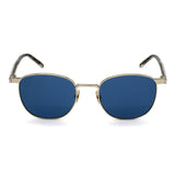 日本正規品 SAINT LAURENT SUNGLASSES SL747 005 BLUE GOLD サンローラン サングラス ノーズパット UVカット 紫外線カット メンズ レディース ブルー ゴールド