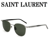 日本正規品 SAINT LAURENT SUNGLASSES SL747 007 GREY SILVER サンローラン サングラス ノーズパット UVカット 紫外線カット メンズ レディース グレー シルバー