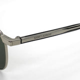日本正規品 SAINT LAURENT SUNGLASSES SL747 007 GREY SILVER サンローラン サングラス ノーズパット UVカット 紫外線カット メンズ レディース グレー シルバー