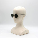 日本正規品 SAINT LAURENT SUNGLASSES SL747 007 GREY SILVER サンローラン サングラス ノーズパット UVカット 紫外線カット メンズ レディース グレー シルバー