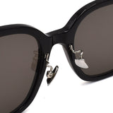 国内正規品 SAINT LAURENT SUNGLASSES ASIAN FIT SL M105F 001 BLACK サンローラン サングラス アジアンフィット メガネ 眼鏡 UVカット 紫外線カット メンズ レディース ブラック