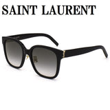 国内正規品 SAINT LAURENT SUNGLASSES ASIAN FIT SL M105F 002 GRAY BLACK サンローラン サングラス アジアンフィット メガネ 眼鏡 UVカット 紫外線カット メンズ レディース グレー ブラック