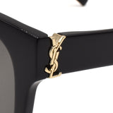 国内正規品 SAINT LAURENT SUNGLASSES SL M105F 006 GRAY BLACK サンローラン サングラス アジアンフィット アイウェア メガネ 眼鏡 UVカット 紫外線カット 偏光レンズ グレー ブラック