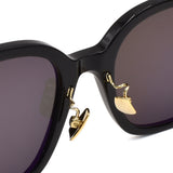 国内正規品 SAINT LAURENT SUNGLASSES SL M105F 006 GRAY BLACK サンローラン サングラス アジアンフィット アイウェア メガネ 眼鏡 UVカット 紫外線カット 偏光レンズ グレー ブラック