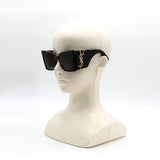 日本正規品 SAINT LAURENT SUNGLASSES SLM119F BLAZE 001 BLACK サンローラン サングラス ノーズパット UVカット 紫外線カット メンズ レディース ブラック