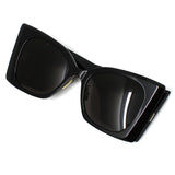 日本正規品 SAINT LAURENT SUNGLASSES SLM119F BLAZE 001 BLACK サンローラン サングラス ノーズパット UVカット 紫外線カット メンズ レディース ブラック