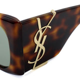 日本正規品 SAINT LAURENT SUNGLASSES SLM119F BLAZE 002 GREEN HAVANA サンローラン サングラス ノーズパット UVカット 紫外線カット メンズ レディース グリーン ハバナ