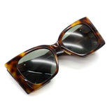 日本正規品 SAINT LAURENT SUNGLASSES SLM119F BLAZE 002 GREEN HAVANA サンローラン サングラス ノーズパット UVカット 紫外線カット メンズ レディース グリーン ハバナ