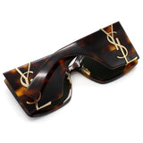 日本正規品 SAINT LAURENT SUNGLASSES SLM119F BLAZE 002 GREEN HAVANA サンローラン サングラス ノーズパット UVカット 紫外線カット メンズ レディース グリーン ハバナ