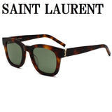 日本正規品 SAINT LAURENT SUNGLASSES ASIAN FIT SLM124 002 GREEN HAVANA サンローラン サングラス アジアンフィット UVカット 紫外線カット メンズ レディース グリーン ハバナ