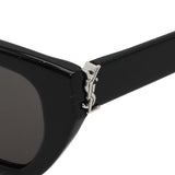 日本正規品 SAINT LAURENT SUNGLASSES SLM127F 001 BLACK サンローラン サングラス アジアンフィット UVカット 紫外線カット メンズ レディース ブラック