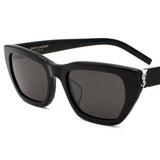 日本正規品 SAINT LAURENT SUNGLASSES SLM127F 001 BLACK サンローラン サングラス アジアンフィット UVカット 紫外線カット メンズ レディース ブラック