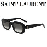 日本正規品 SAINT LAURENT SUNGLASSES SLM130F 002 GREY BLACK サンローラン サングラス アジアンフィット UVカット 紫外線カット メンズ レディース グレー ブラック