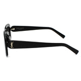 日本正規品 SAINT LAURENT SUNGLASSES SLM130F 002 GREY BLACK サンローラン サングラス アジアンフィット UVカット 紫外線カット メンズ レディース グレー ブラック