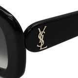 日本正規品 SAINT LAURENT SUNGLASSES SLM130F 002 GREY BLACK サンローラン サングラス アジアンフィット UVカット 紫外線カット メンズ レディース グレー ブラック