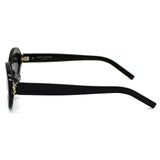 日本正規品 SAINT LAURENT SUNGLASSES SLM136F 001 BLACK サンローラン サングラス アジアンフィット UVカット 紫外線カット メンズ レディース ブラック