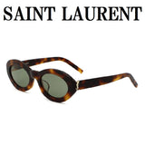 日本正規品 SAINT LAURENT SUNGLASSES SLM136F 002 GREEN HAVANA サンローラン サングラス アジアンフィット UVカット 紫外線カット メンズ レディース グリーン ハバナ