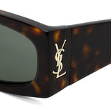 日本正規品 SAINT LAURENT SUNGLASSES SLM140F 003 GREY HAVANA サンローラン サングラス アジアンフィット UVカット 紫外線カット メンズ レディース グレー ハバナ