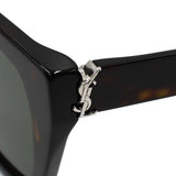 国内正規品 SAINT LAURENT SUNGLASSES ASIAN FIT SLM143F 002 GREY HAVANA サンローラン サングラス アジアンフィット UVカット 紫外線カット メンズ レディース グレー ハバナ