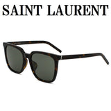 日本正規品 SAINT LAURENT SUNGLASSES SLM146K 002 GREY HAVANA サンローラン サングラス アジアンフィット UVカット 紫外線カット メンズ レディース グレー ハバナ