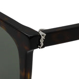 日本正規品 SAINT LAURENT SUNGLASSES SLM146K 002 GREY HAVANA サンローラン サングラス アジアンフィット UVカット 紫外線カット メンズ レディース グレー ハバナ