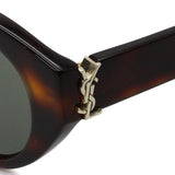 SAINT LAURENT SLM148F 003 サンローラン サングラス アジアンフィット メガネ 眼鏡 紫外線カット メンズ レディース グレー ハバナ