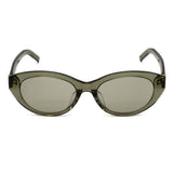 日本正規品 SAINT LAURENT SUNGLASSES SLM148F 004 GRAY BROWN CLEAR サンローラン サングラス アジアンフィット メガネ 眼鏡 紫外線カット メンズ レディース グレー ブラウンクリア