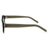 日本正規品 SAINT LAURENT SUNGLASSES SLM148F 004 GRAY BROWN CLEAR サンローラン サングラス アジアンフィット メガネ 眼鏡 紫外線カット メンズ レディース グレー ブラウンクリア
