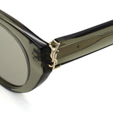 日本正規品 SAINT LAURENT SUNGLASSES SLM148F 004 GRAY BROWN CLEAR サンローラン サングラス アジアンフィット メガネ 眼鏡 紫外線カット メンズ レディース グレー ブラウンクリア