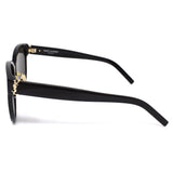 国内正規品 SAINT LAURENT SUNGLASSES ASIAN FIT SL M39/K 001 BLACK サンローラン サングラス アジアンフィット メガネ 眼鏡 UVカット 紫外線カット メンズ レディース 黒 ブラック