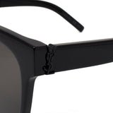 国内正規品 SAINT LAURENT SUNGLASSES SL M40F 001 BLACK サンローラン サングラス アジアンフィット アイウェア メガネ 眼鏡 UVカット 紫外線カット ブラック