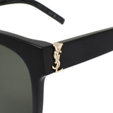 日本正規品 SAINT LAURENT SUNGLASSES ASIAN FIT SLM40F 003 GREY BLACK サンローラン サングラス アジアンフィット UVカット 紫外線カット メンズ レディース グレー ブラック