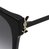 日本正規品 SAINT LAURENT SUNGLASSES SLM48SK 002 SMORKY BLACK サンローラン サングラス アジアンフィット UVカット 紫外線カット メンズ レディース スモーキー ブラック