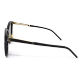 国内正規品 SAINT LAURENT SUNGLASSES ASIAN FIT SL M77 K-002 GRAY BLACK サンローラン サングラス アジアンフィット アイウェア メガネ 眼鏡 UVカット 紫外線カット グレー ブラック