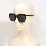 国内正規品 SAINT LAURENT SUNGLASSES ASIAN FIT SL M77 K-002 GRAY BLACK サンローラン サングラス アジアンフィット アイウェア メガネ 眼鏡 UVカット 紫外線カット グレー ブラック